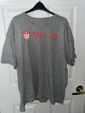 Men's Gray Short Sleeve Logo T-Shirt